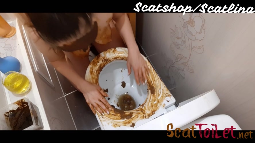 Dirty toilet (part 1) with ScatLina  [MPEG-4]