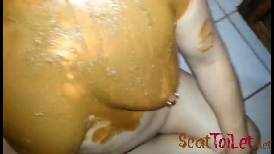 Human toilet slave scat smearing [MPEG-4]