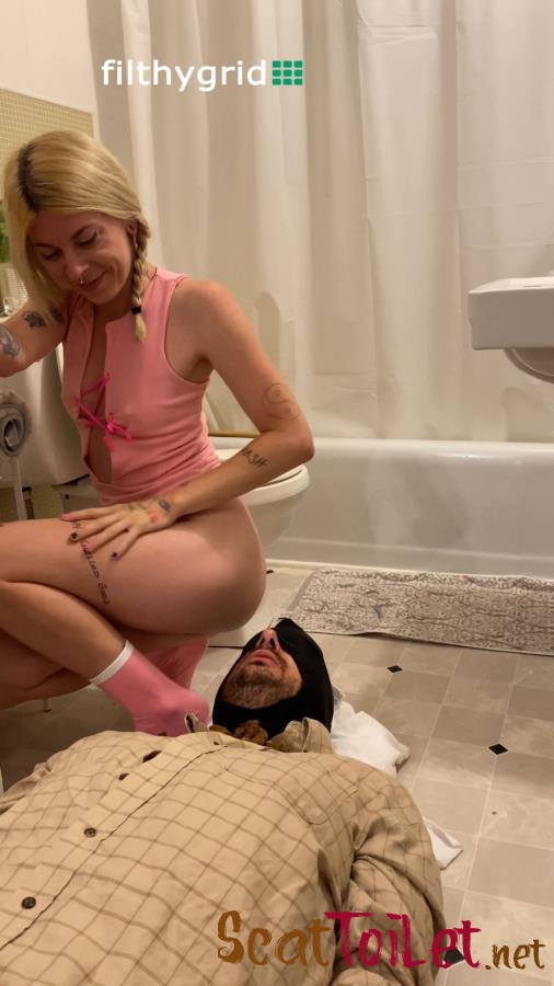 Human Toilet Kandy Gets A Portion Of Fresh Shit From Its Mistress with Princess Kazer P1 [MPEG-4]