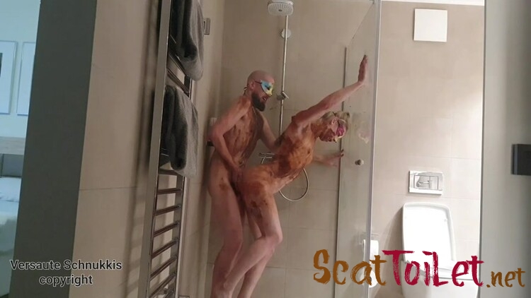Scatsex in hotel shower (no male scat) with Versauteschnukkis  [MPEG-4]
